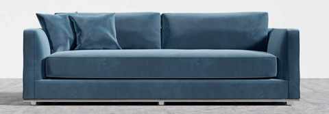 Milo Modern Upholstered Sofa Bed with 3-Layer Foam Construction