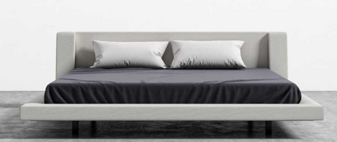 Rove Concepts Modern Harper Low Profile Platform Bed with Headboard - King - King