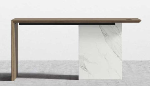 Rove Concepts Gia Modern Writing Desk with Cable Management