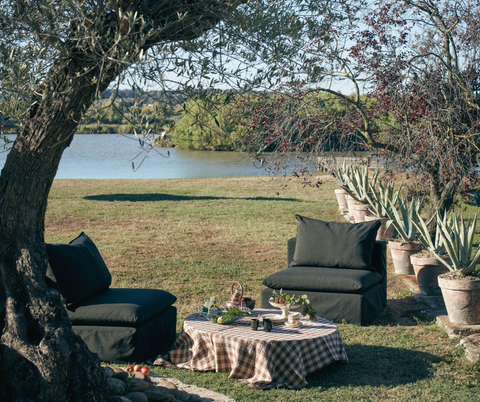 Chauffeuse Gypset 95 Modern Armless Slipper Lounge Chair