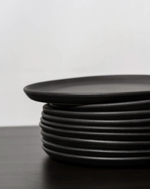 Tunisian Side Plate in Matte Black