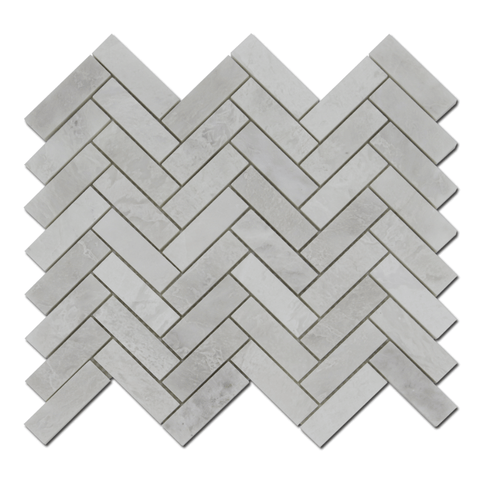 Iceberg 1"x3" Herringbone Polished Mosaic