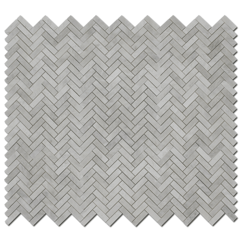 Iceberg 1"x3" Herringbone Polished Mosaic