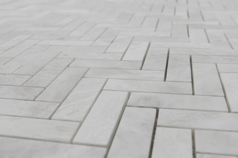 Iceberg 1"x3" Herringbone Polished Mosaic