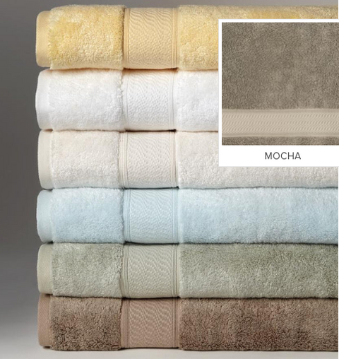 Plush Zero Twist Dobby Border Washcloth