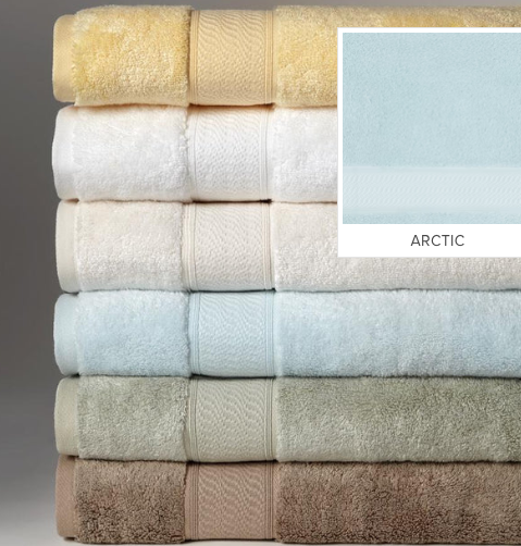 Plush Soft Solid Hand Towel with Dobby Border