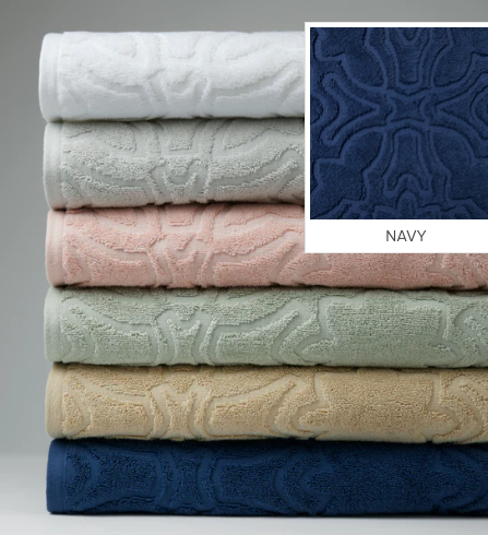 Abstract Jacquard Sculpted Washcloth