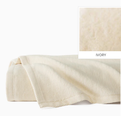 St. Moritz Minimalist Brushed Blanket