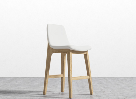 Aubrey Timeless Minimalist Modern Parsons Counter Stool