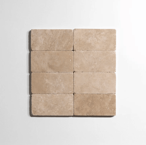 Durango 3" x 6" Tumbled Marble Tile