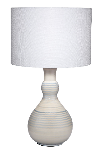 Droplet Accent Drum Table Lamp for Contemporary Spaces
