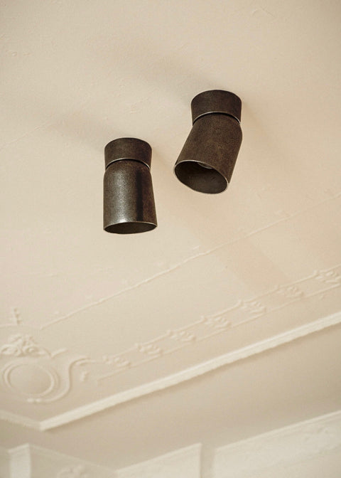 Spot Light Blackened Bronze Ceiling Mounted