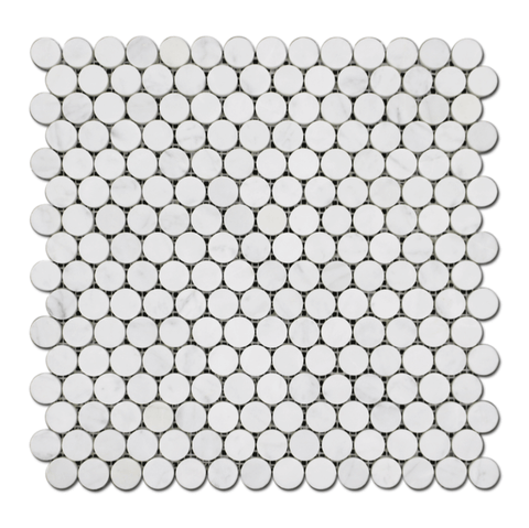 Penny Round Mosaic Tile Collection