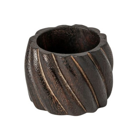 Costa Nova Napkin Ring Set for Organizing and Holding Down Napkins - Set of 4