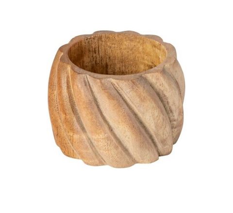 Costa Nova Napkin Ring Set for Organizing and Holding Down Napkins - Set of 4