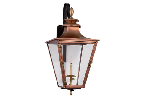 ALBERMARLE LARGE BRACKETED GAS WALL LANTERN