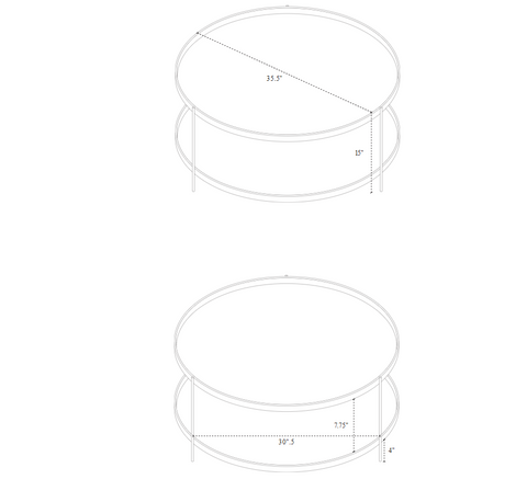 EQ3 Sage Timeless Minimalist Coffee Table