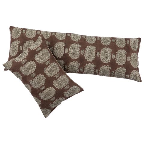 Filling Spaces Artful Traditionalist Bohemian Graphic Lumbar Throw Pillow - 18 x 18 - 20 x 20 - 22 x 22 - 24 x 24 - 26X 26 - 14 x 20 - 14 x 40 - 18 x 40 - 16 x 50