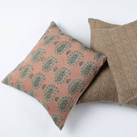 Filling Spaces Artful Traditionalist Bohemian Handcrafted Graphic Accent Pillow - 18 x 18 - 20 x 20 - 22 x 22 - 24 x 24 - 26X 26 - 14 x 20 - 14 x 40 - 18 x 40 - 16 x 50