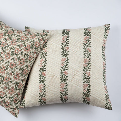 Filling Spaces Artful Traditionalist Handcrafted Accent Pillow - 18 x 18 - 20 x 20 - 22 x 22 - 24 x 24 - 26X 26 - 14 x 20 - 14 x 40 - 18 x 40 - 16 x 50