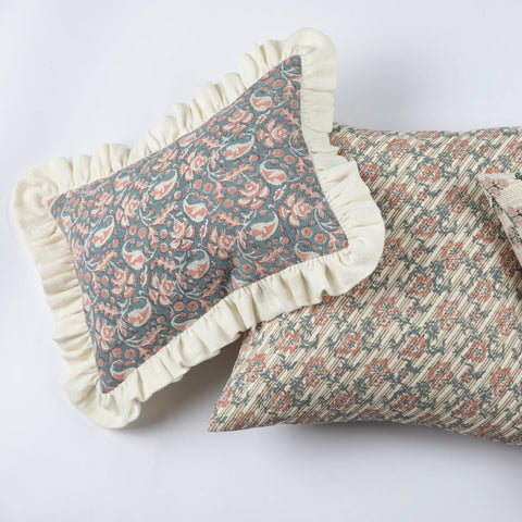 Filling Spaces Artful Traditionalist Bohemian Handcrafted Accent Throw Pillow - 18 x 18 - 20 x 20 - 22 x 22 - 24 x 24 - 26X 26 - 14 x 20 - 14 x 40 - 18 x 40 - 16 x 50