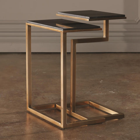 Space Saving Contemporary C Table Accent Table