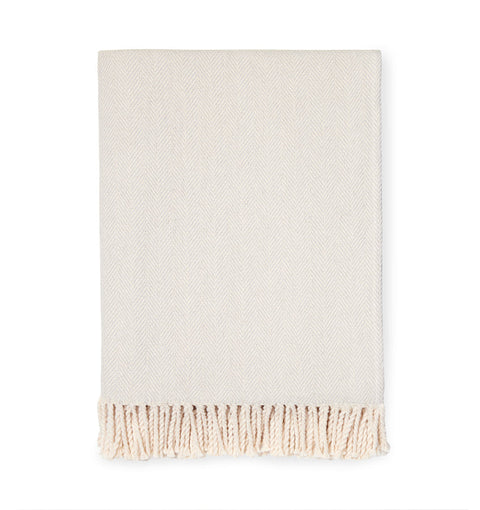 Celine Herringbone Brushed Fringe Throw