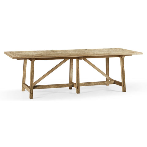 Jonathan Charles Artful Traditionalist Rustic Farm Dining Table