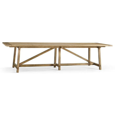 Jonathan Charles Artful Traditionalist Rustic Farm Dining Table