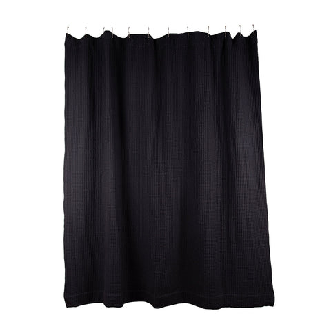 SIMPLE WAFFLE SHOWER CURTAIN