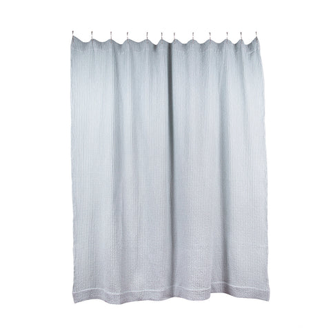 SIMPLE WAFFLE SHOWER CURTAIN