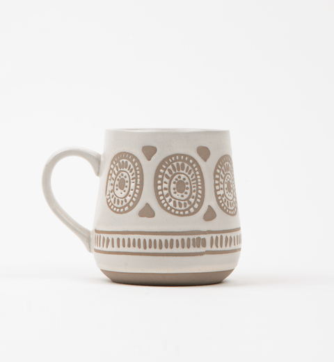 Andrea Everyday Traditional Cream Stoneware Mug