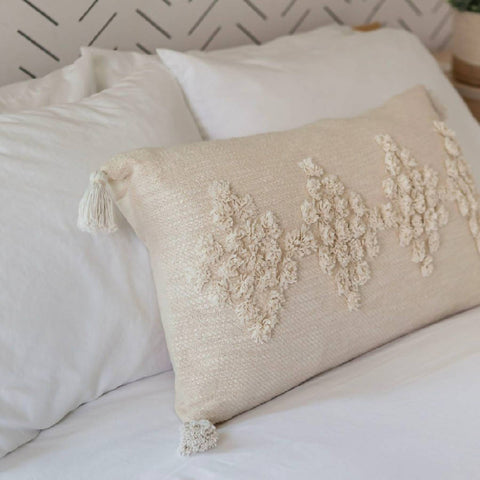 Artful Traditionalist Handcrafted Bohemian Lumbar Pillow