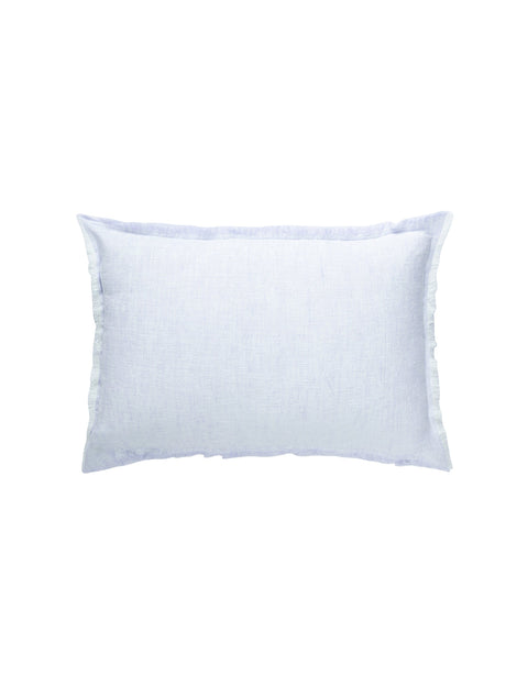 Anaya Scandinavian Monochromatic Linen Accent Pillow with Fringe - 14 x 20 - 20 x 20 - 26X 26