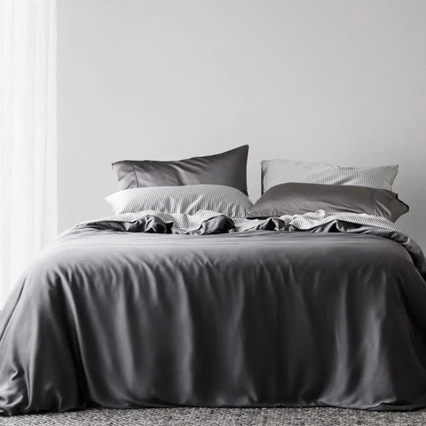 Minimalist Organic Solid Duvet Cover
