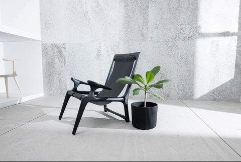 Soft Scandinavian Butterfly Lounge Chair with Upholstered Design