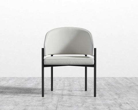 Solana Timeless Minimalist Upholstered Dining Armchair