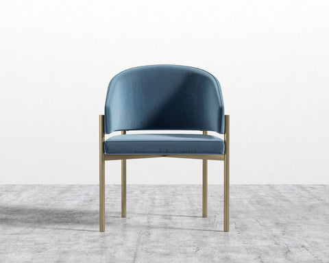Solana Timeless Minimalist Upholstered Dining Armchair