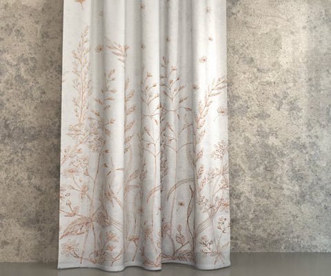 Artisan Floral Embroidery Cotton Fabric - 300cm