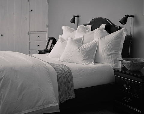 Modern Hemstitching Solid Comfortable Pillowcase