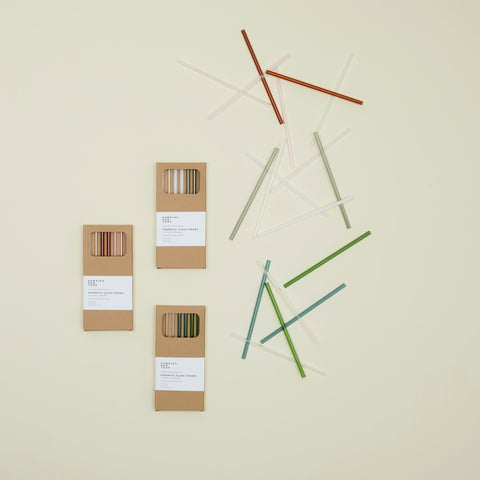 Hawkins New York Everyday Modern Borosilicate Glass Straw Drinkware Accessories - Set of 6