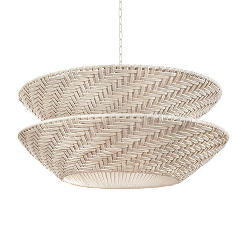 Accent Tiered Weave Bohemian Pendant Light