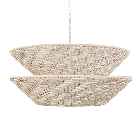 Accent Tiered Weave Bohemian Pendant Light