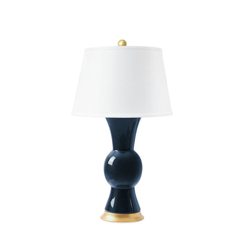 Tao Column Accent Table Lamp in Asian Traditional Drum Design