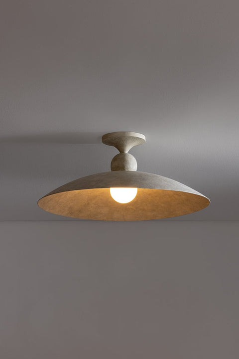 Teelin Ambient Minimalist Bowl Flush Mount Ceiling Light