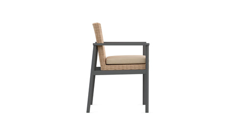 Outdoor Living & Garden Mid Century Dining Armchair