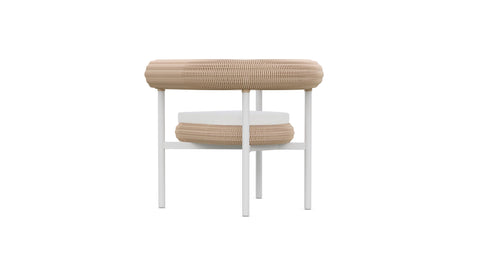 Outdoor Living & Garden Modern Upholstered Dining Armchair