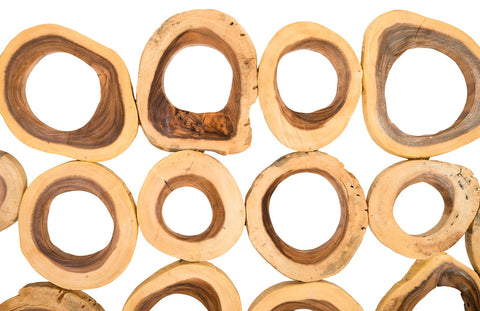 Chuleta Rings Wall Art Handcrafted Organic Wall Sculpture