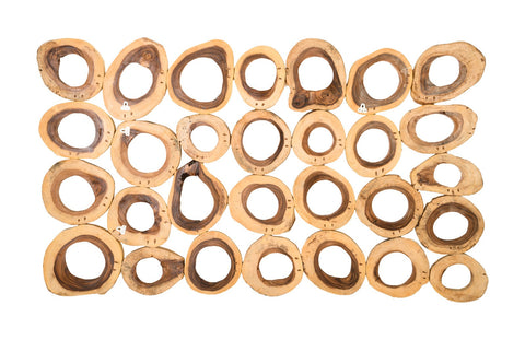 Chuleta Rings Wall Art Handcrafted Organic Wall Sculpture