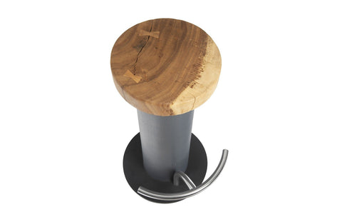 Space Saving Modern Organic Bar Stool